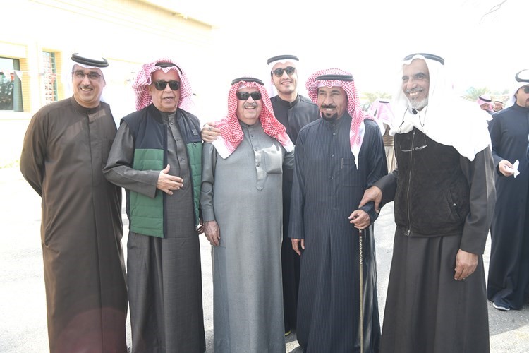 الفريق أول م.ناصر العثمان والشيخ علي الجابر مع الحضور