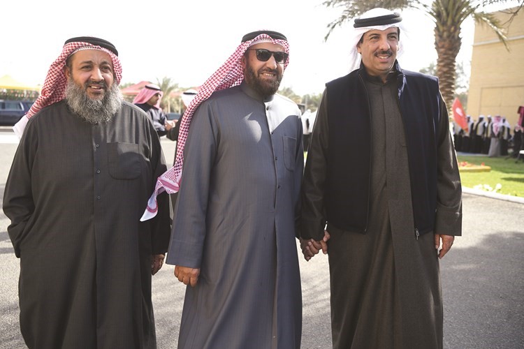 مرزوق الخرافي مع الحضور