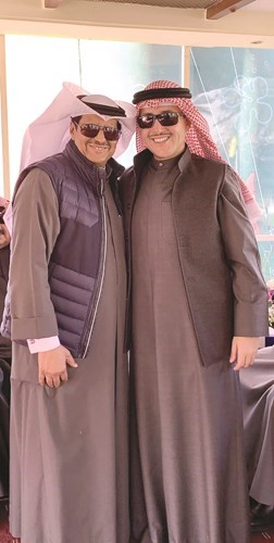 الشيخ د.أحمد الناصر مع الفريق م.طارق حمادة