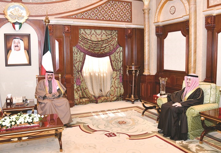 وسموه خلال استقباله الشيخ د.أحمد ناصر المحمد