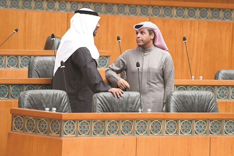 خالد الفاضل والشيخ احمد المنصور