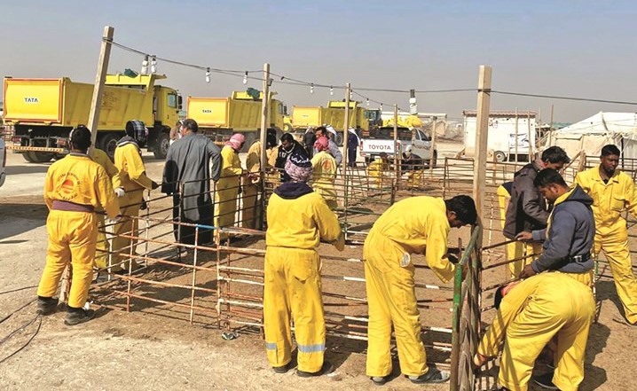 جانب من عملية الإزالة
