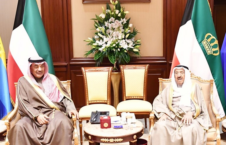 صاحب السمو الأمير مستقبلا سمو الشيخ صباح الخالد