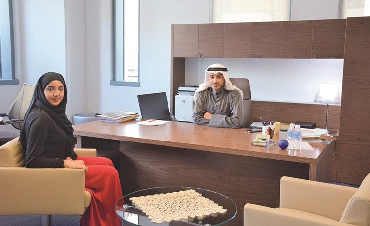 «الإدارية» تستقبل طالبة مشاركة في برنامج التبادل الطلابي من الجامعة الفرنسية للفصل الدراسي الثاني 2019-2020