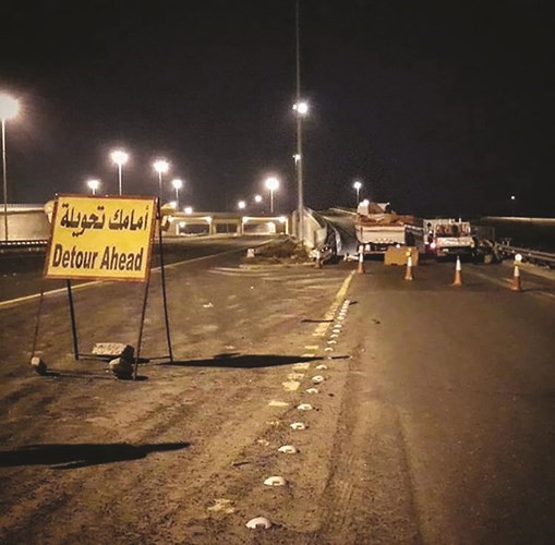 هيئة الطرق: علاج حفرة فوق تقاطع طريق سعد العبدالله بجانب مركز مطافئ الصبية