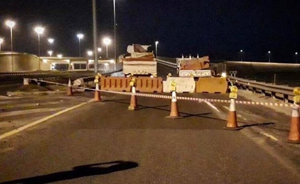 هيئة الطرق: علاج حفرة فوق تقاطع طريق سعد العبدالله بجانب مركز مطافئ الصبية