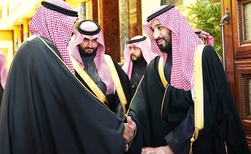 صاحب السمو الملكي الأمير محمد بن سلمان مرحبا بسمو رئيس الوزراء 