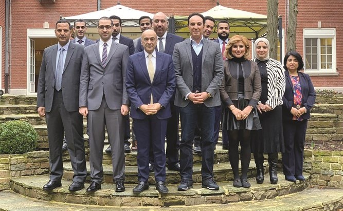 السفير جاسم البديوي وأعضاء البعثة الديبلوماسية