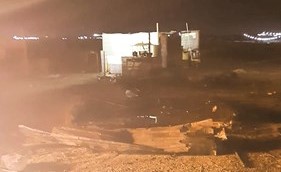 الحريق أتى على المخيم بالكامل