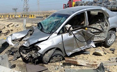 من حادث انقلاب طريق الملك فهد