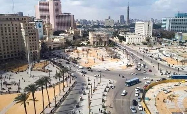 اعمال التطوير بميدان التحرير