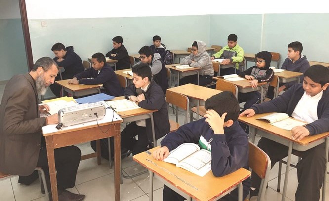 أثناء الأنشطة القرآنية