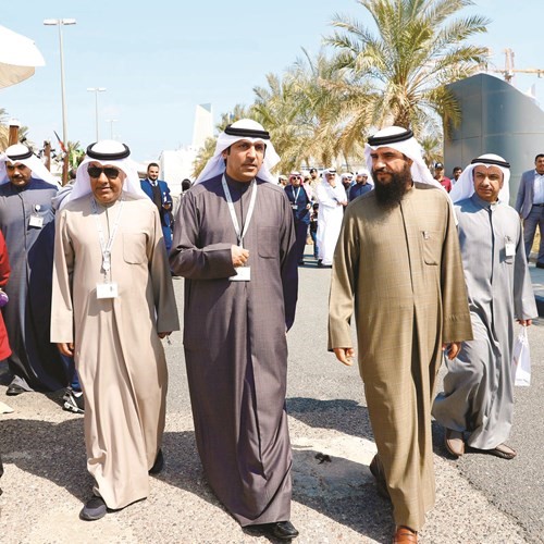 أمين عام مجلس الأمة علام الكندري أثناء احتفال الامانة بالاعياد الوطنية