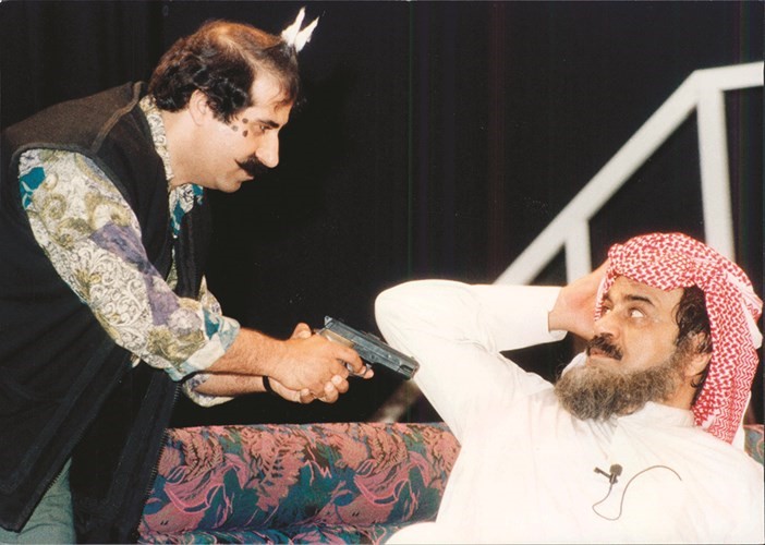 مشهد من مسرحية سيف العرب