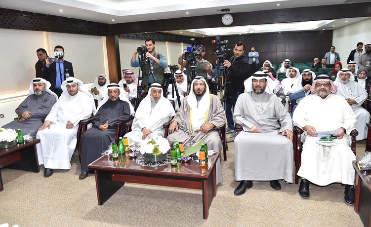 د.عبدالله المعتوق ود.خالد المذكور ونبيل العون ومطلق القراوي في مقدمة الحضور
