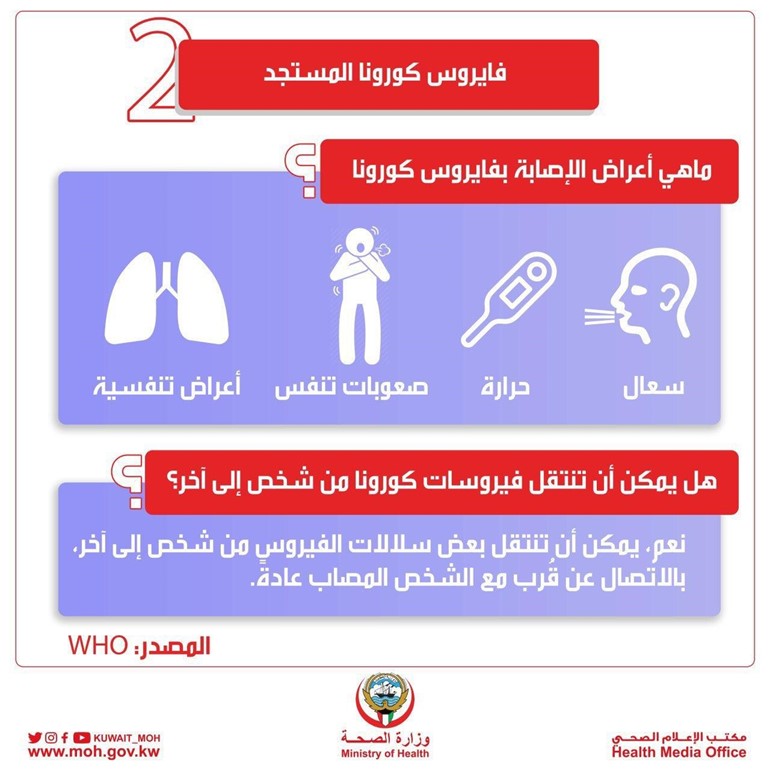 "الصحة" تعلن عن 3 إصابات بفيروس كورونا بين القادمين من إيران