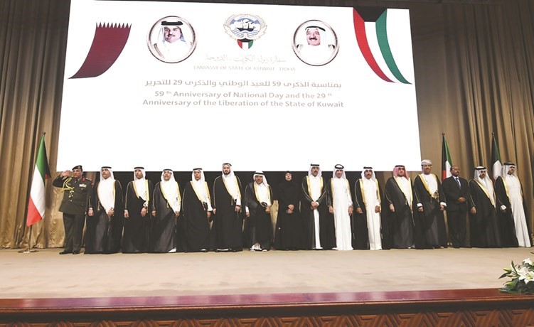 جانب من احتفال سفارتنا في قطر بالأعياد الوطنية