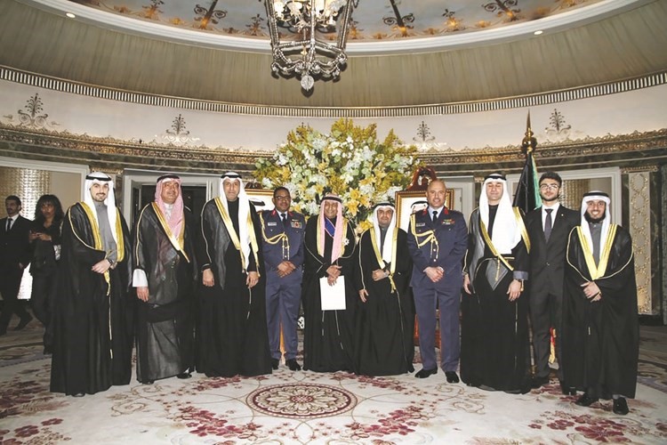 السفير خالد الدويسان خلال احتفال سفارتنا بالمملكة المتحدة