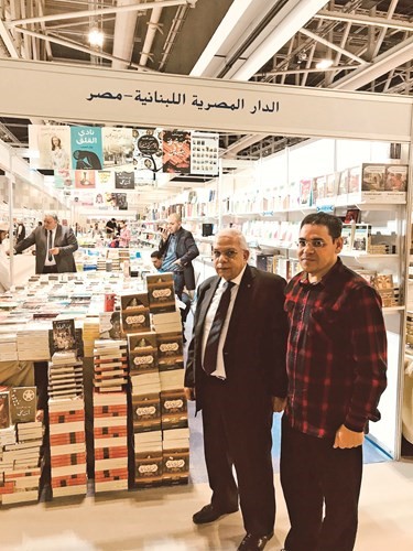 محمد رشاد مع الزميل مسعد حسني