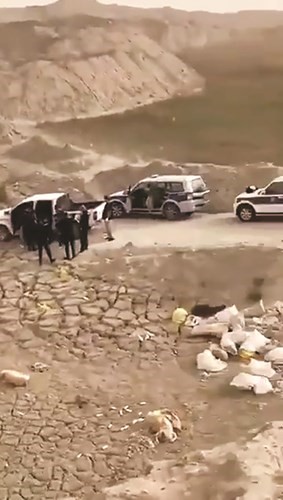 موقع العثور على الجثة في بر ارحية تحول إلى ثكنة عسكرية