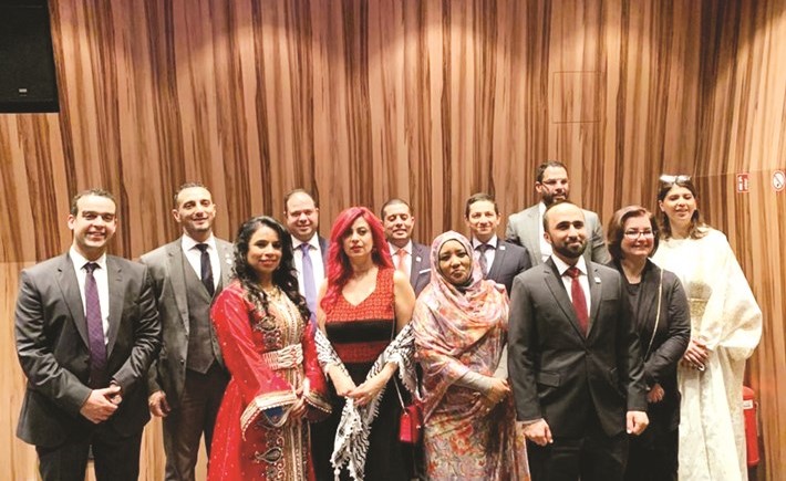 ممثلو البعثات الديبلوماسية العربية في النمسا المشاركون في الموسم الثقافي