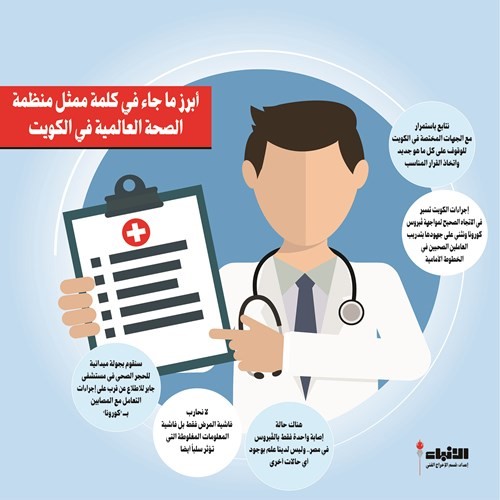 أبرز ما جاء في كلمة ممثل منظمة الصحة العالمية في المؤتمر