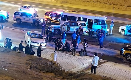 من حادث الدورية والذي اصيب فيه عسكريان