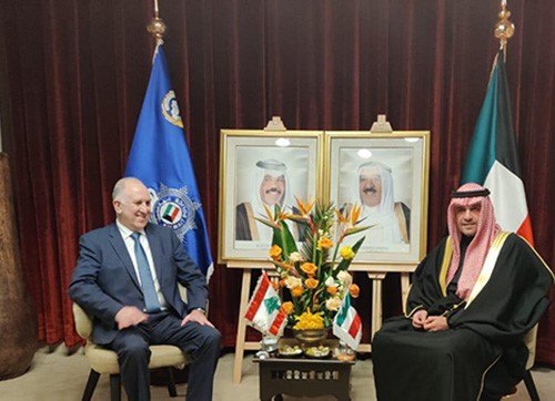 الصالح التقي وزيرا فلسطين ولبنان على هامش اجتماعات وزراء الداخلية العرب في تونس