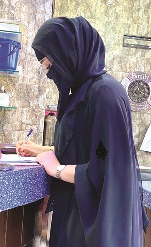 تحرير إحدى المخالفات