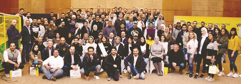 موظفو إدارة الخدمات المصرفية للأفراد في يوم تعزيز الارتباط الوظيفي