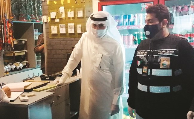 جانب من الجولة التفتيشية في العاصمة