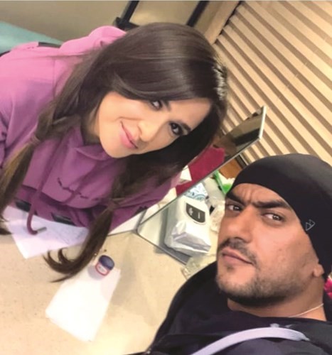 ياسمين عبدالعزيز مع أحمد العوضي