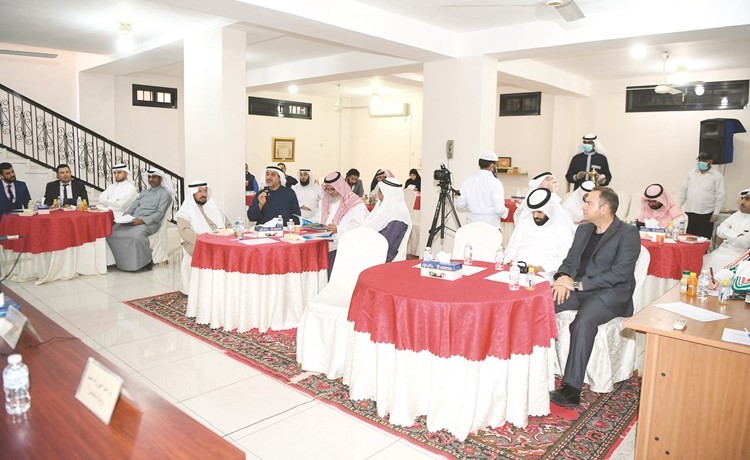 جانب من الحضور في الجمعية العمومية لجمعية التكافل لرعاية السجناء