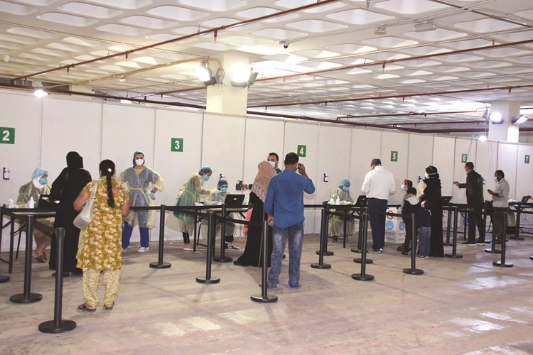 تسجيل البيانات قبل بدء إجراءات الفحص