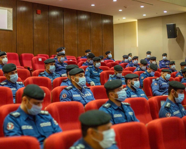الفريق المكراد تابع مع قيادات الإطفاء تطبيق الخطط الخاصة بالوقاية من الأوبئة في مراكز الإطفاء