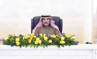 سمو الشيخ صباح الخالد مترئسا اجتماع مجلس الوزراء أمس