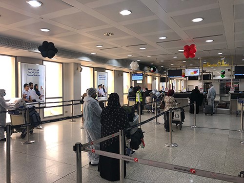 بدء إجراءات تسيير رحلة إجلاء من مطار الكويت إلى القاهرة