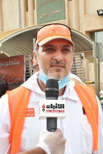 رئيس فريق متطوعون من أجل الكويت عبدالرضا قمبر