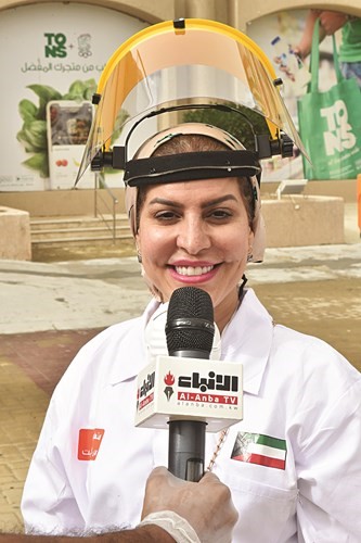 المتطوعة إيمان الخباز