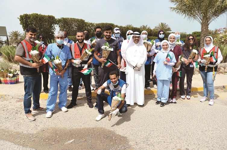 صورة جماعية لفريق محافظة الأحمدي