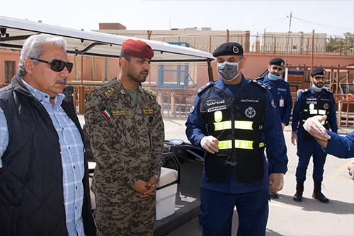 الإطفاء تواصل الكشف على معدات السلامة والوقاية من الحريق في المحاجر الصحية ومستودعات الغذاء بالبلاد