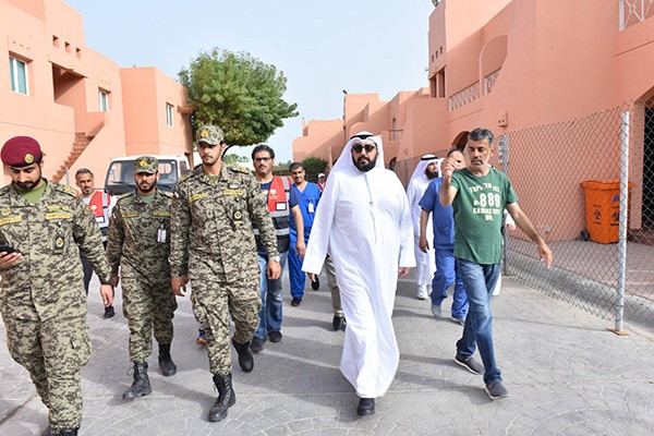 وزير الصحة يتفقد الحجر الصحي في الجون وسيشل