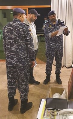 أنس الصالح خلال الجولة التفقدية