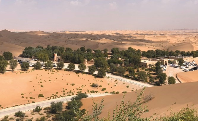 منتجعات سياحية بإمارة أبوظبي بالعين