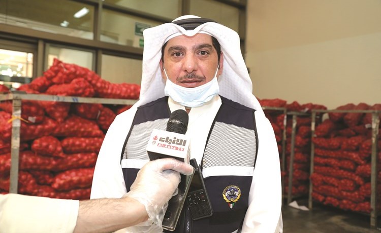 حامد الظفيري متحدثا إلى الأنباء