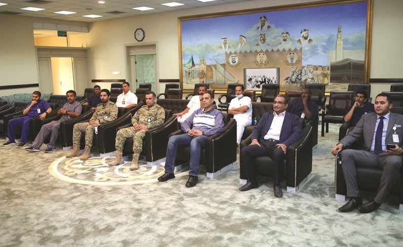 الحرس الوطني نظم محاضرة عن التباعد الوظيفي والإجراءات الصحية لمنع انتشار فيروس كورونا