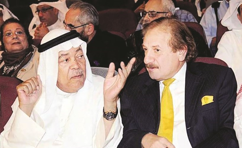 محمد المنصور وسعد الفرج في مناسبة سابقة