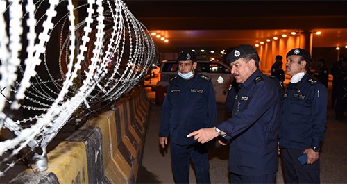 الفريق النهام تفقد النقاط الأمنية بمنطقتي جليب الشيوخ والمهبولة