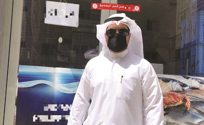 إغلاق محل مخالف خلال الجولة في حولي