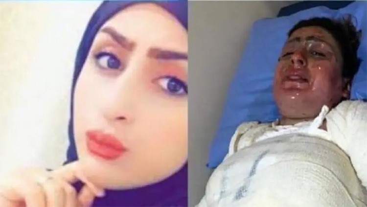 فيديو لمأساة تحبس الأنفاس.. ابنة النجف حرقت نفسها وزوجها يشاهد